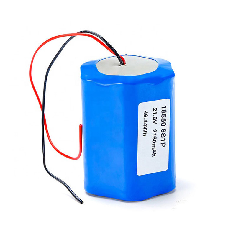 China 21.6V 4.4Ah Lithium Ion Battery Pack Rechargeable 18650 6S1P 46.4Wh wholesale