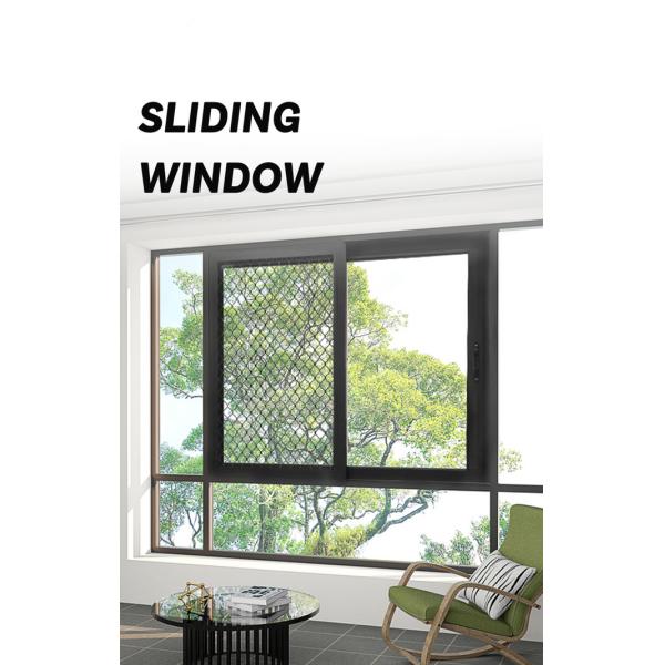 Standard Aluminum Sliding Glass Window , Double Layer Aluminum Alloy Window