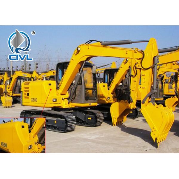 XCMG XE80D Crawler Machine Excavator for Construction Yellow 8Ton Excavator of Xcmg