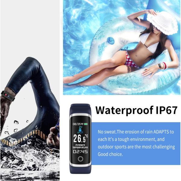 Ble It114 Square Shape Smartwatch Slider Cell Phone Watches Health Protection Electronics