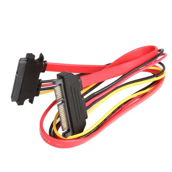 Stable Extension SATA 3 Cable For HDD , Male To Female 7+15 Pin SATA 3.0 6gbps