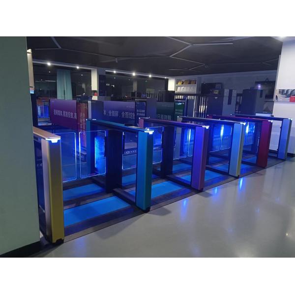 IRONMAN IM.LB.01 Multicolor Optical Speed Gate Turnstile for Building Access Control