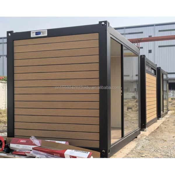 Customized Color Prefabricated Mobile Office Living Store Container Home Office Containers 10ft with Steel Material