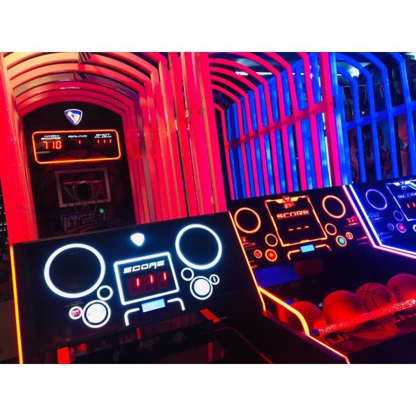Star Mvp Basketball Shooting Game Machine Amusement Equipment For 1 - 2 Players