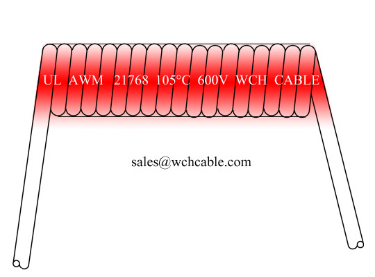 UL21768 Electric Equipment Extendable Curly Cable