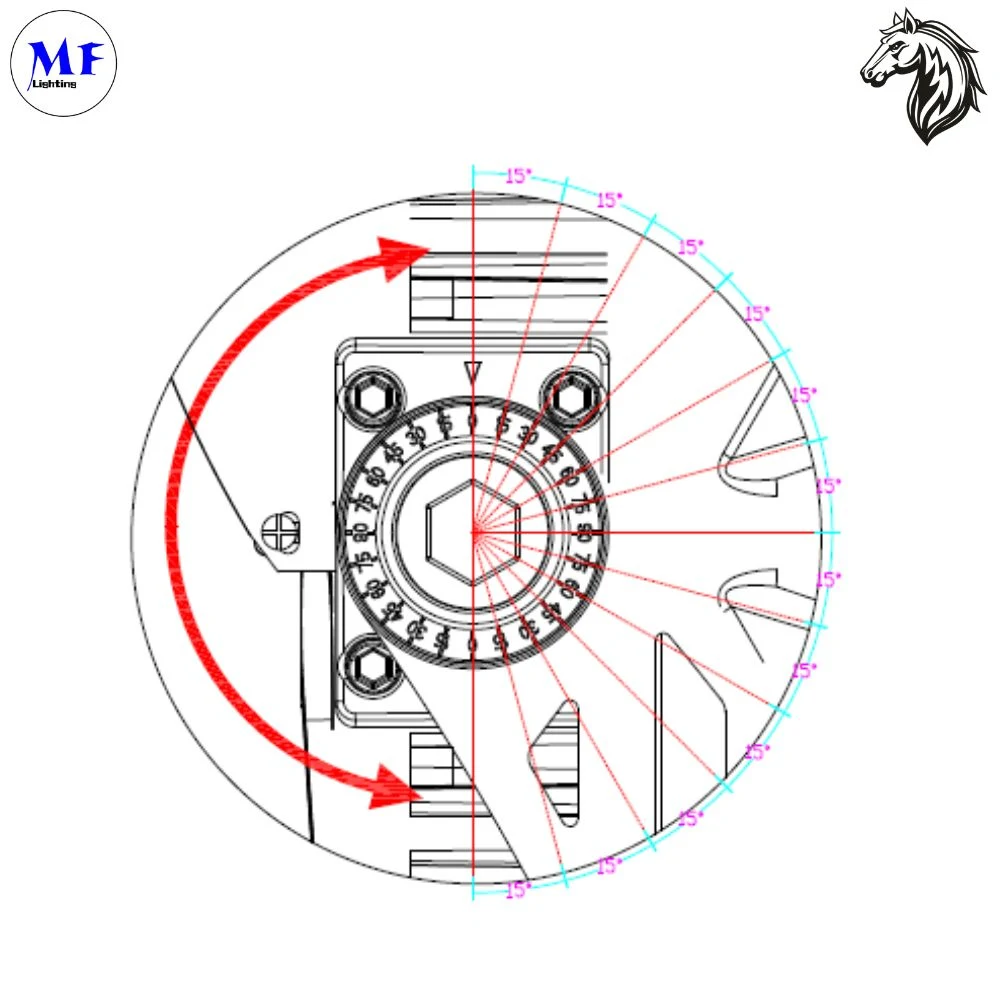 LED Flood Light High Mast Lights CE, RoHS, ETL, FCC IP65 Ik10 Waterproof 155lm/W 1000W Dimmable Outdoor Square
