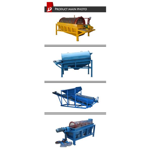 Mobile Limestone Drum Trommel Screen / Vibrating Screen Machine