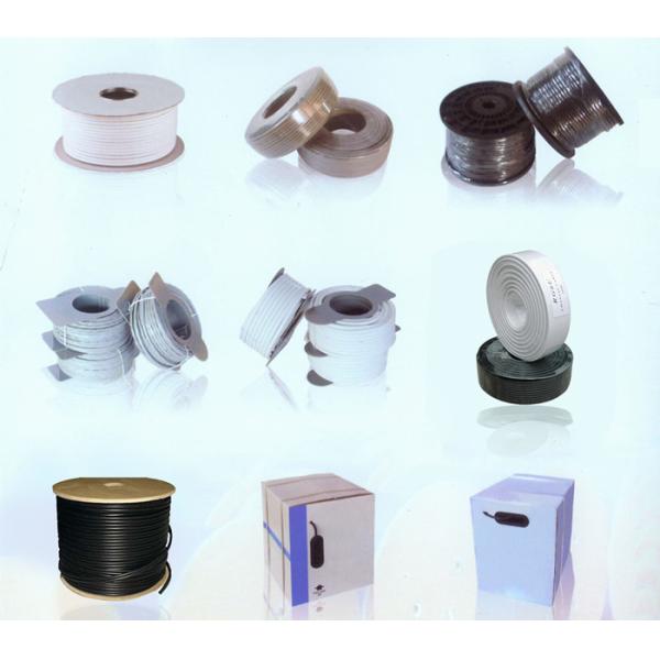 Mini Complex CCTV Siamese Coax Cable RG59P 0.5mm2 Power 3.7 PVC Jacket