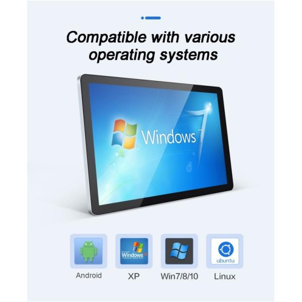 Customized IP65 Embedded 10.1-inch Rear-Mount Capacitive Touch Display HMI DC HD-MI Screen ﻿