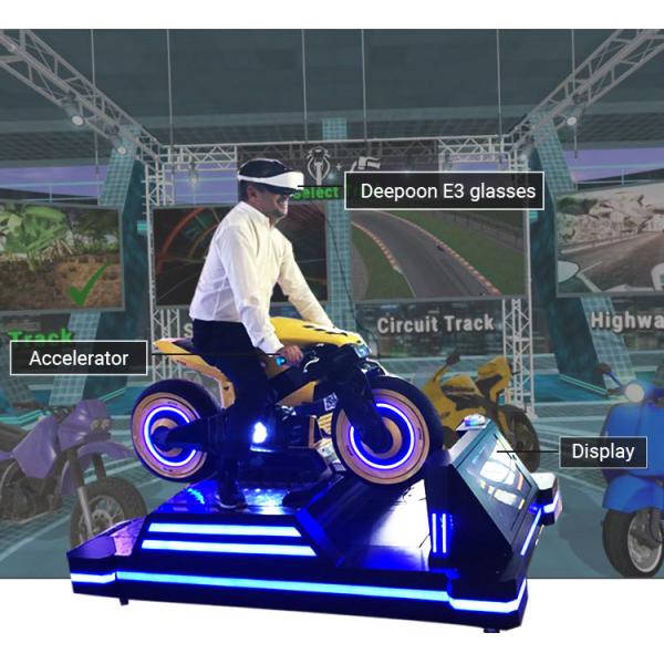 Real Experience One Player VR Motorbike Driving Simulator Full 3D Audio And Effects