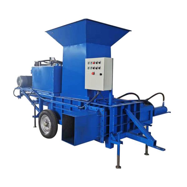 New Tongda Corn Straw Square Baler Machine With 15KW Motor Power PLC Control 1700 KG T125/70R16 Model