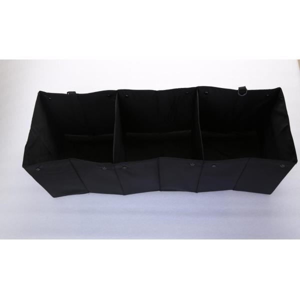 Expandable Large Capacity Foldable Car Trunk Organizer , Portable Trunk Cargo Organizer