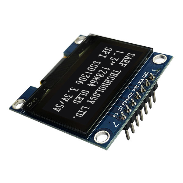 SPI Interface OLED Display 1.3 Inch OLED I2c 7 Pin With SH1106 Driver IC