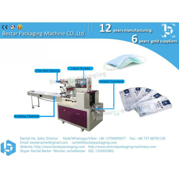 medical face mask single packaging machine high speed good quality
