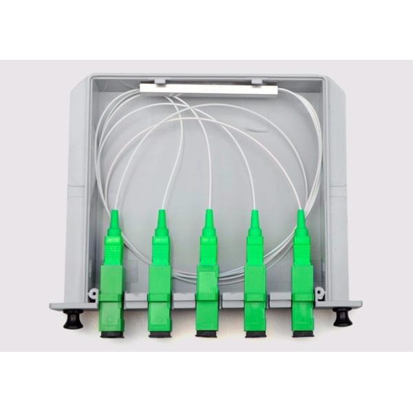 1 X 4 SC Cassette Type Fiber Optic PLC Splitter Insertion Type For CATV / FTTH