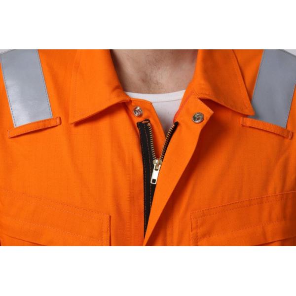 99% Cotton Arc Flash Clothing , IEC61482 Arc Proof Overalls