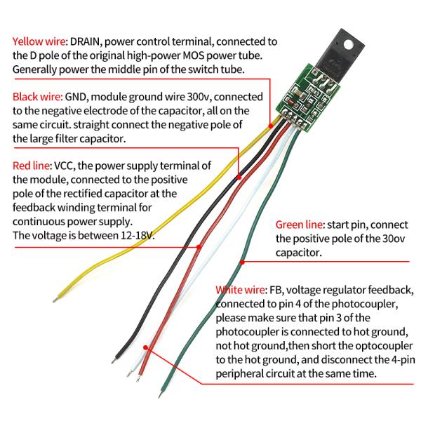 18V Input TV Power Supply Module for Creatall CA-888 LED LCD DC to DC Boost Converter