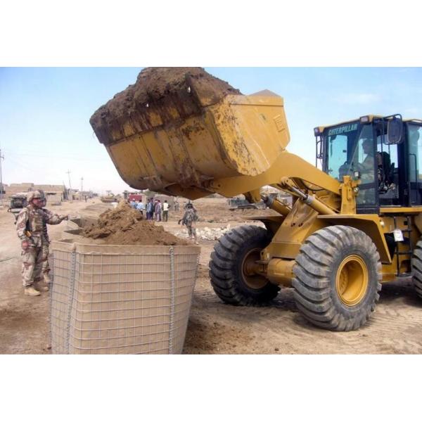 Steel HESCO Flood Barriers Mil 12B/12G Rectangle Hesco Containers