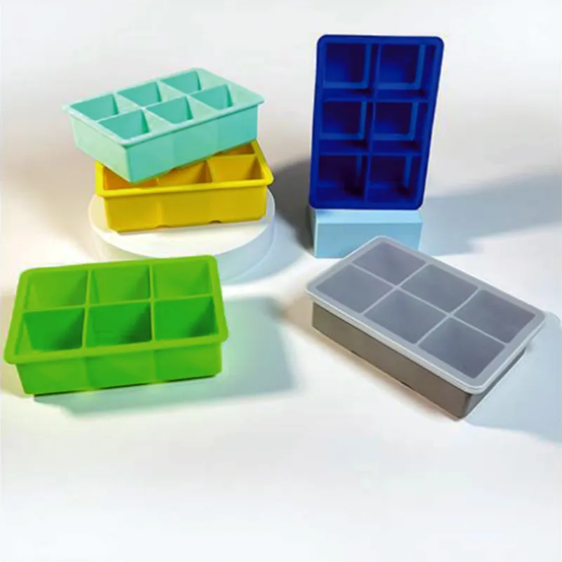 Easy Release Flexible Silicone Ice Cube Tray Molds Odorless And Environmentally Friendly