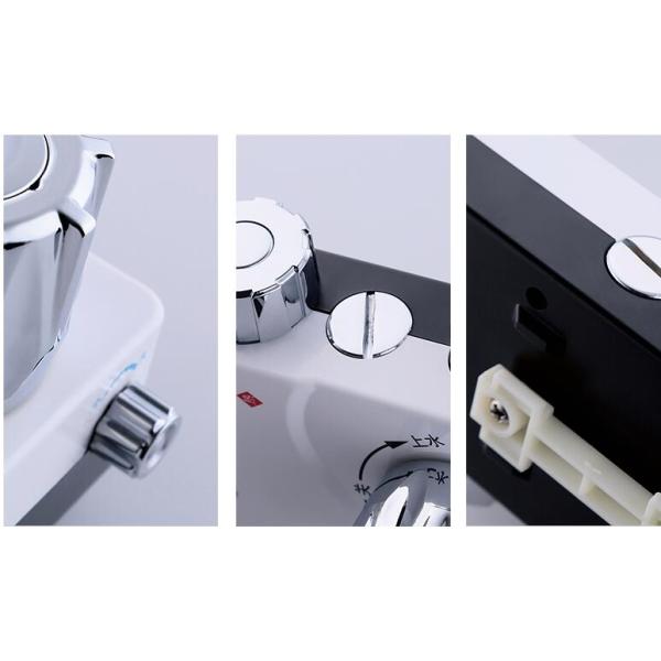 Thermostatic Solar Mixing Valve Chrome Wall Mounted Maximum Flow 26L/Min