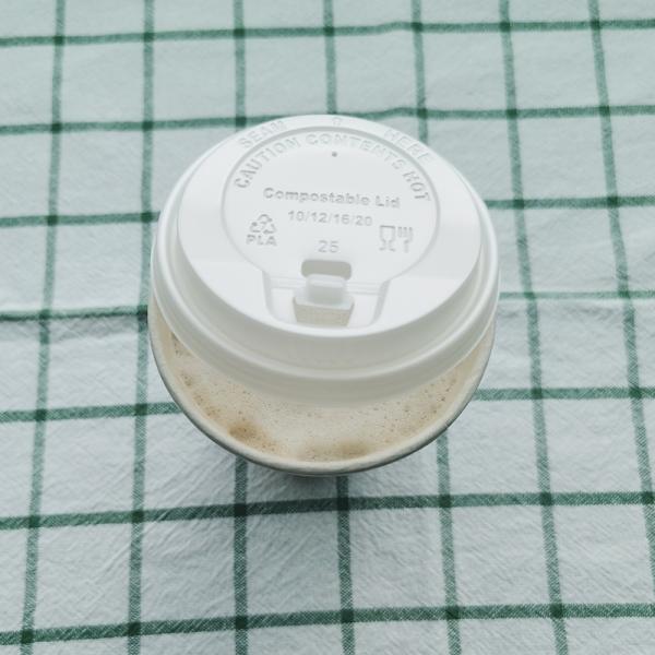 ф90mm Flid CPLA Lid Biodegradable Plastic Lids Environmental Friendly
