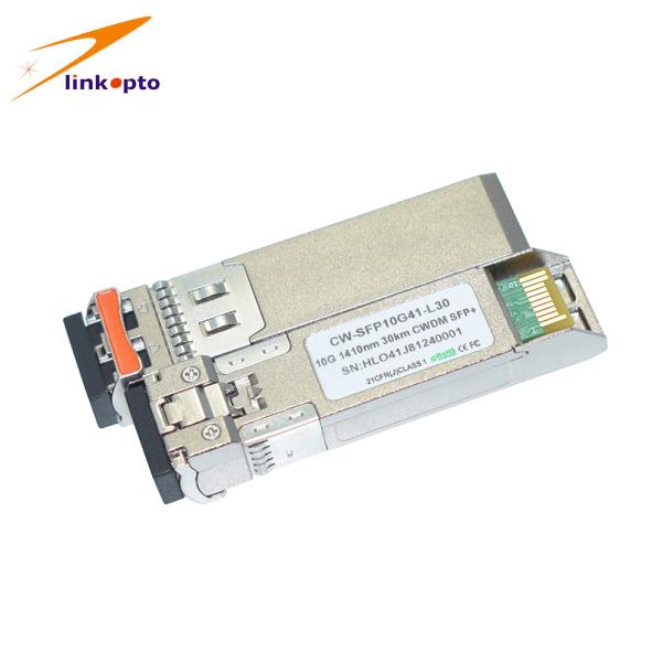 Duplex LC 10G SFP+ Module CWDM 1270 - 1610 Wavelength Metal Enclosure