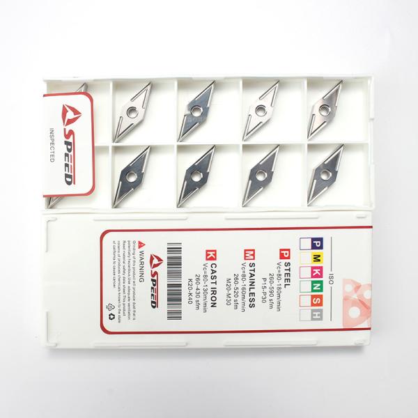 Speed VNMG080408 Cermet Insert Durable Turning Inserts Wear Resistant CNC Tool