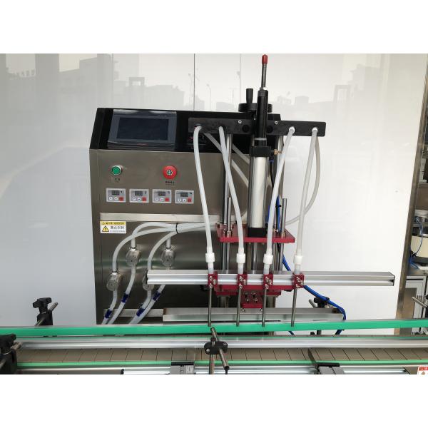 stainless steels SUS304 Gear Pump Filling Machine Four Head