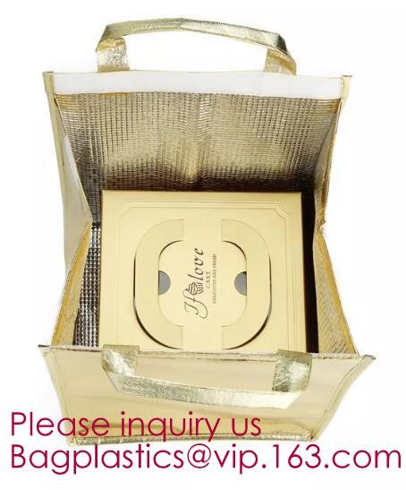 Foldable Lunch Insulated Cooler Bag Heated Food Delivery Bag Thermal Pizza Delivery Cooler Bag