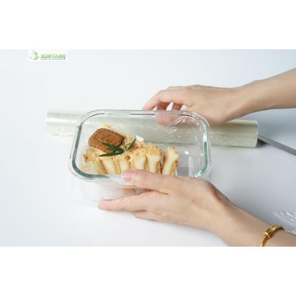 30cmx610mx13mic Plastic Cling Wrap Roll Biodegradable Compostable