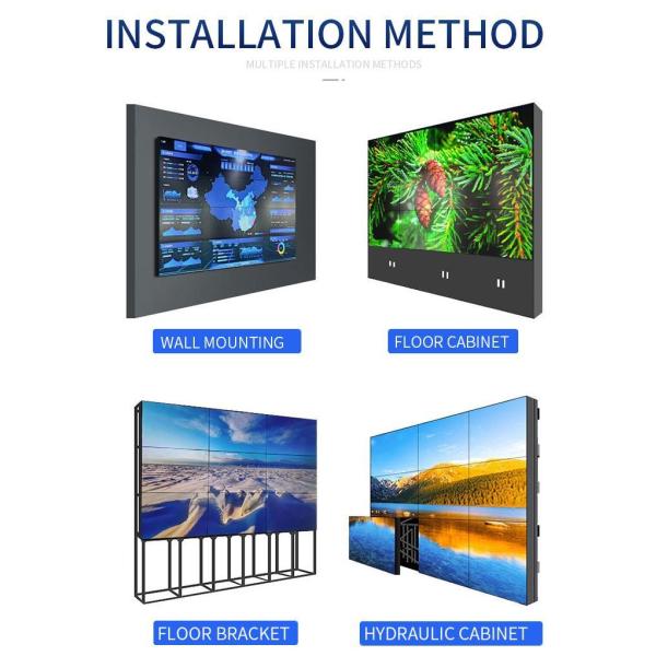 49 Inch CSOT TCL SCREEN 3.5mm Gap Professional Screen Advertising Video Wall Controller Board Led Display Poster Splicing Screen for Live Broadcast