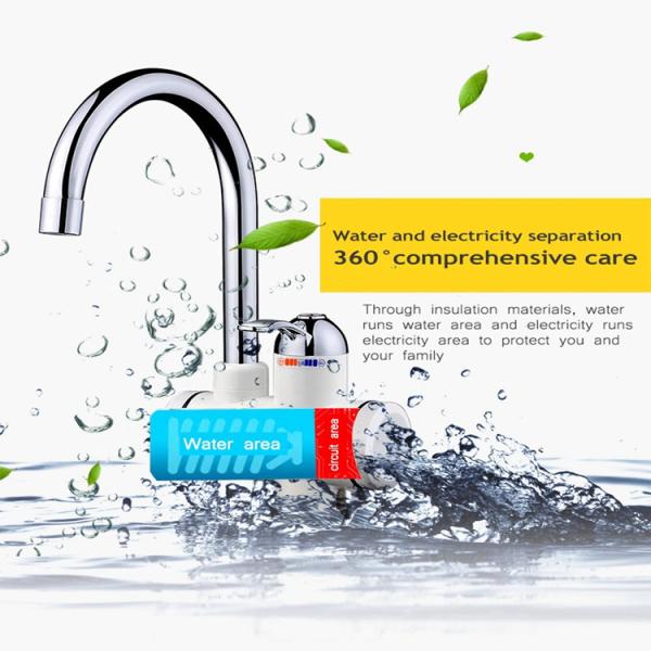 Automatically Faucet Instant Hot Water Tap For Sink 3000W ABS Material EMC