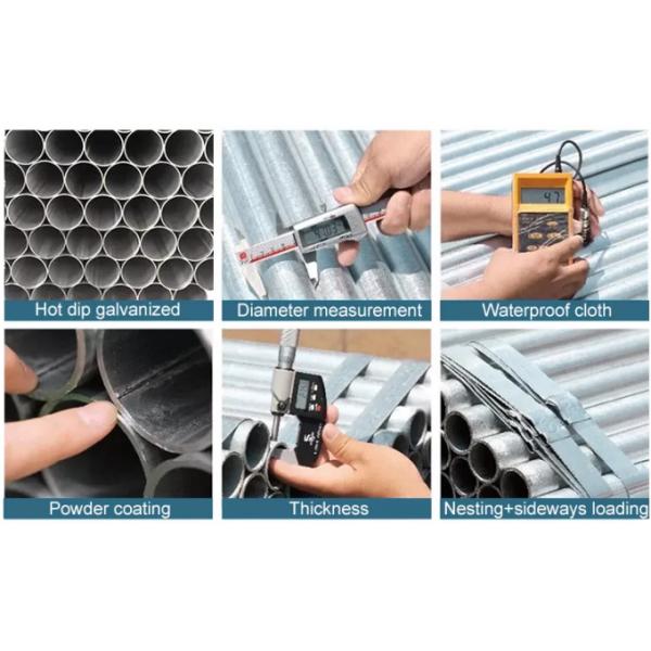 Q235B Hot Dip 2.5*50*6000mm Galvanized Steel Galvanized Steel Tube Uniform Coating