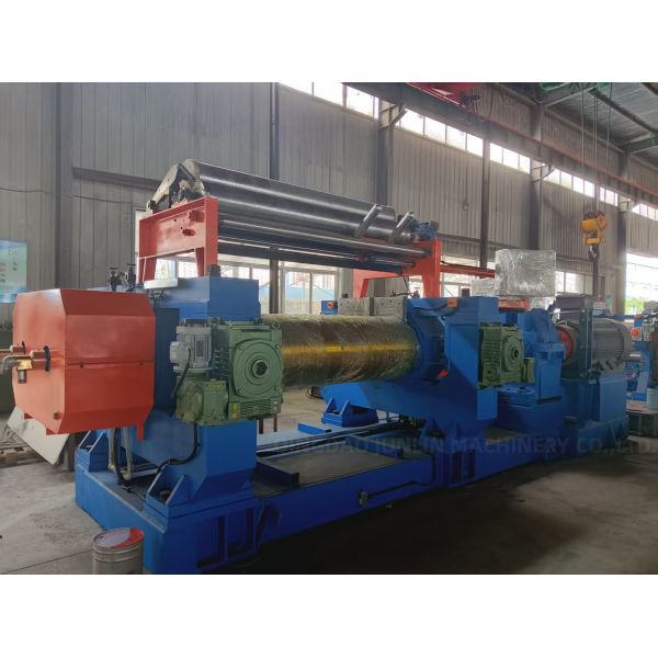 XK-610 Rubber Mixing Mill Machine side view