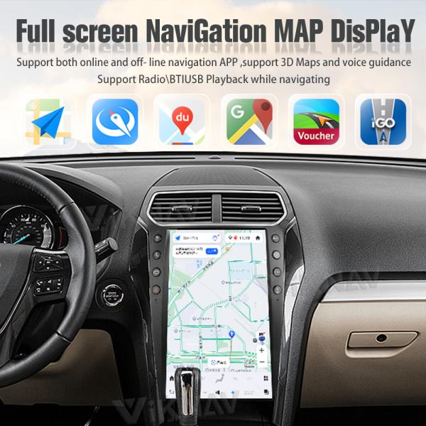 Viknav Car Radio For Ford Explorer (2011-2019) 14.4 inch Multimedia Player GPS Navigation Head Unit DSP Carplay
