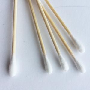 China Ear Cleaning 3&quot; 75mm Biodegradable Cotton Buds wholesale