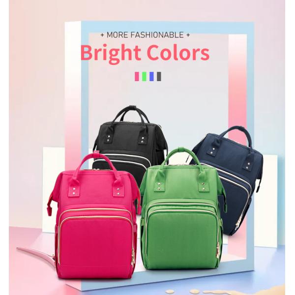 Multifunctional Adventure Diaper Bag Backpack With USB D Buckle Trailer Design