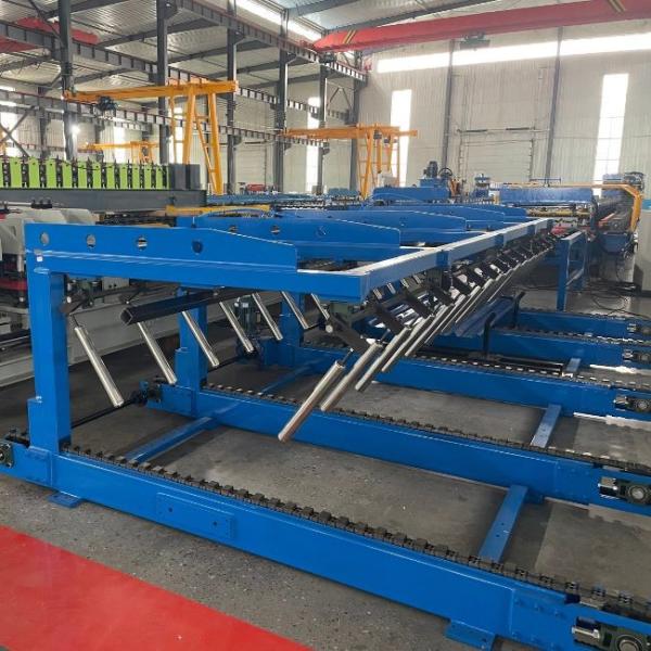 High Speed Roofing Tile Roll Forming Machine , Roof Sheet Automatic Stacker