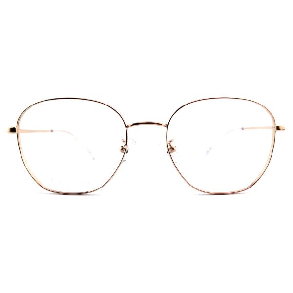 FM2593 Customized Optical Metal Frame Lightweight Durable Unisex Round Eyewear