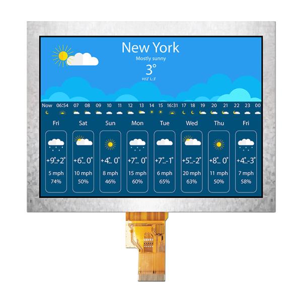 China 8 Inch TFT LCD Display | 1024x768 Resolution LVDS Interface wholesale