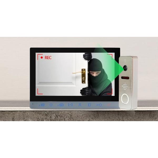 Multi Apartments Video Intercoms with 2 Buttons for 2 Family Video Door Phone