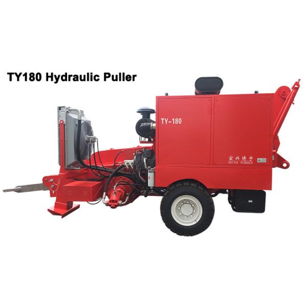 Groove Number 10 Hydraulic Cable Puller With 24V Electric Starting Engine