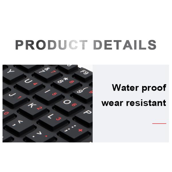 Rugged Military Silicone EMC Keyboard IP68 Backlight With Touchpad