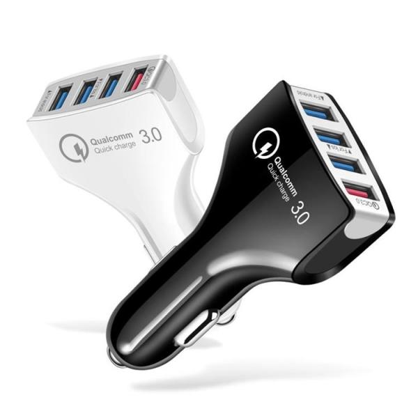 QC3.0 4 Port USB Car Charger 7A 35W IPhone Charger Adapter