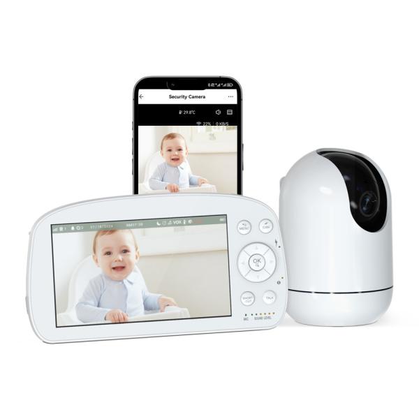 Auto Tracking Video Baby Monitor CCTV Wifi Night Vision Home Security Baby Monitor