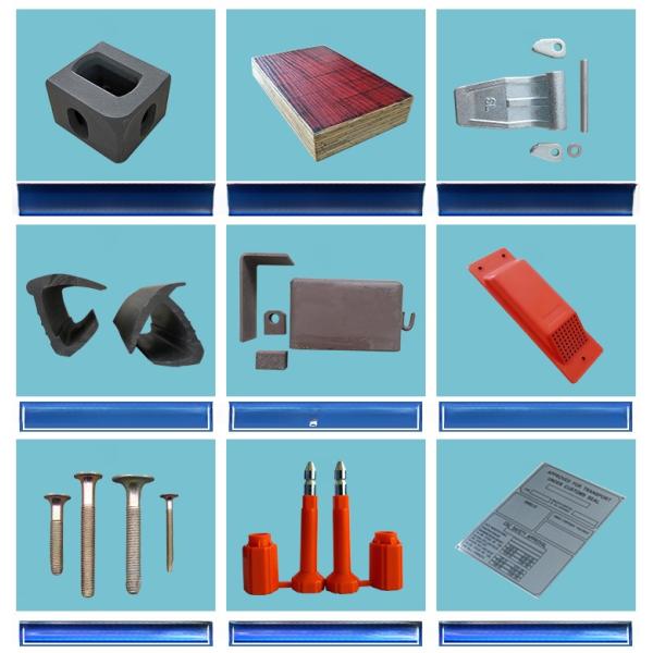 Professional of ISO Marine 20ft 40ft Shipping Container Spare Parts and Accessories with Hard Wood Floor Material