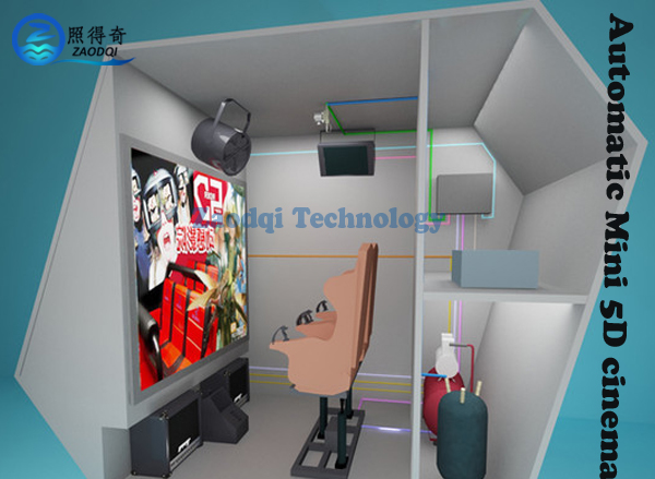 Direct 5D cinema factory of 2seats mini 5D cinema mobile box