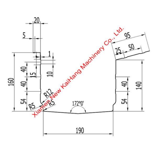 Heavy Gauge Seamless Rain Gutter Machine For 0.4-0.6mm Thickness Galvanized Sheets