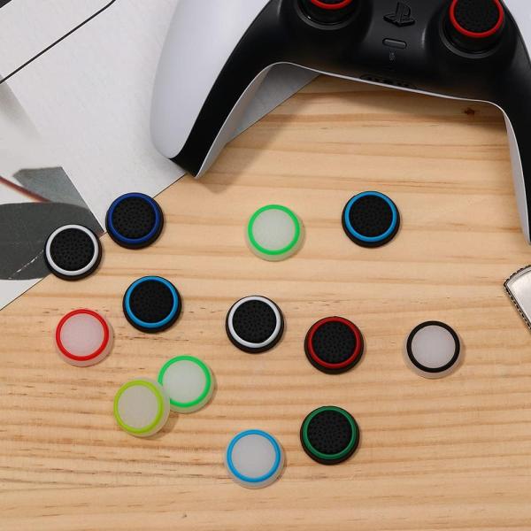Performance Thumb Grips Compatible With PS5, PS4, Xbox One, Xbox Series X/S Controller Joystick