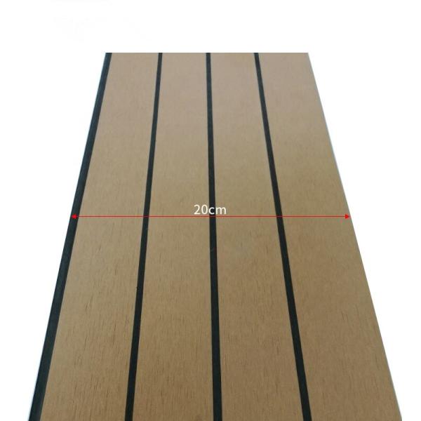 5Meter Roll 200mm Wide Artificial Teak Decking For Boats PVC